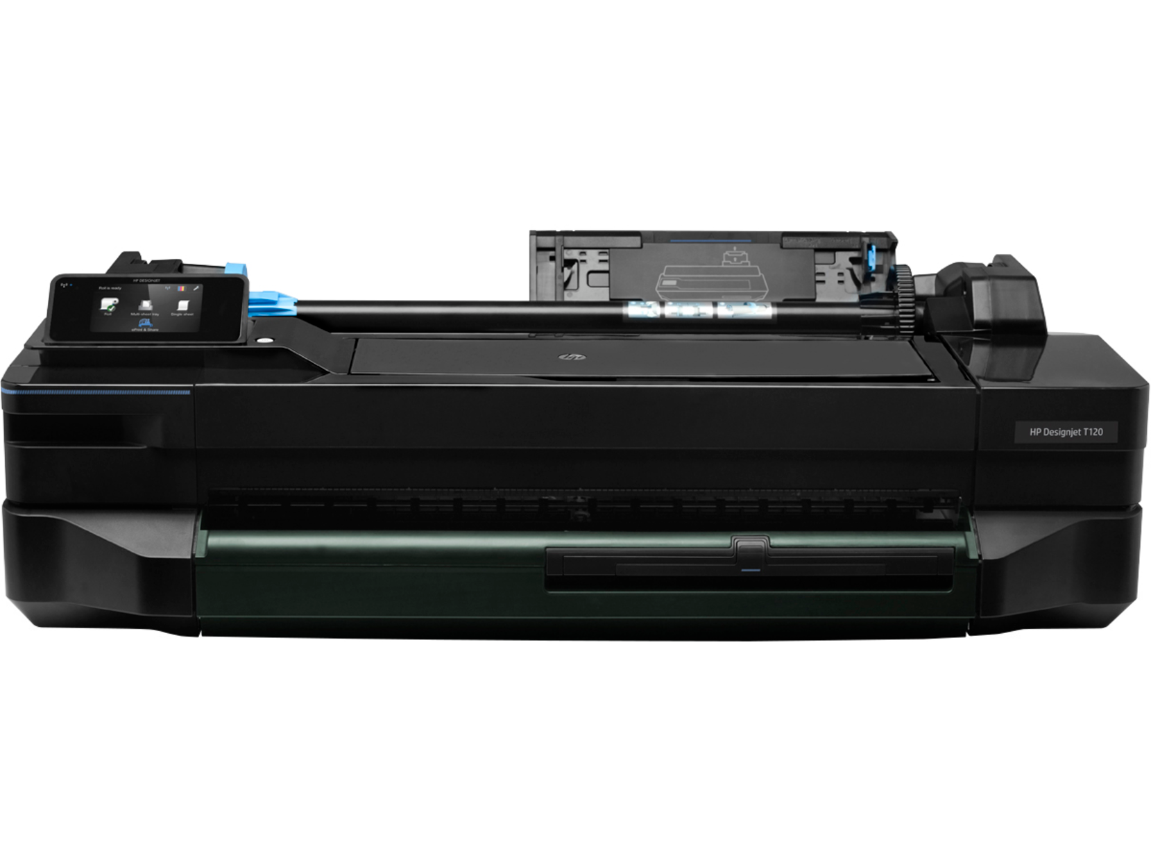 Hp Designjet T120 24-in printer.