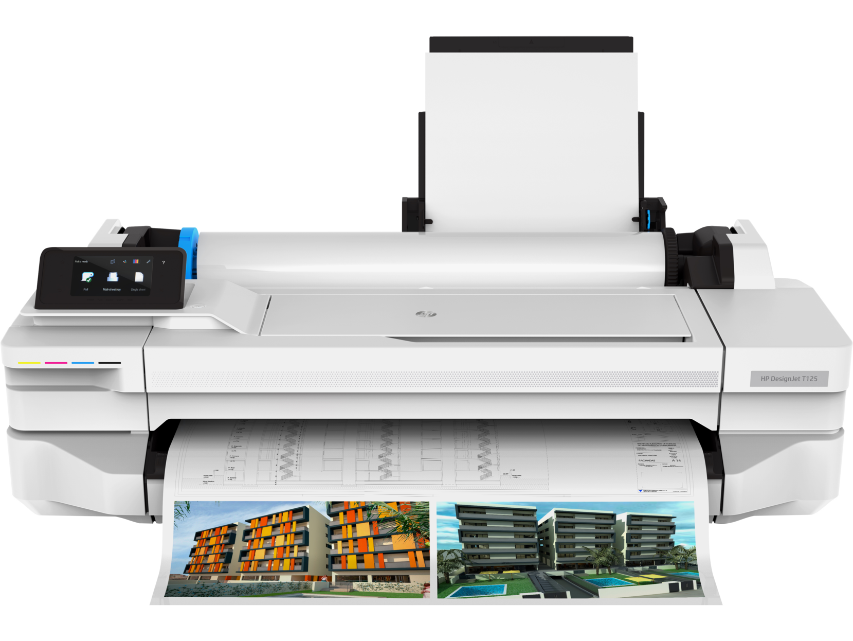 Hp Designjet T1250 24'' printer print out